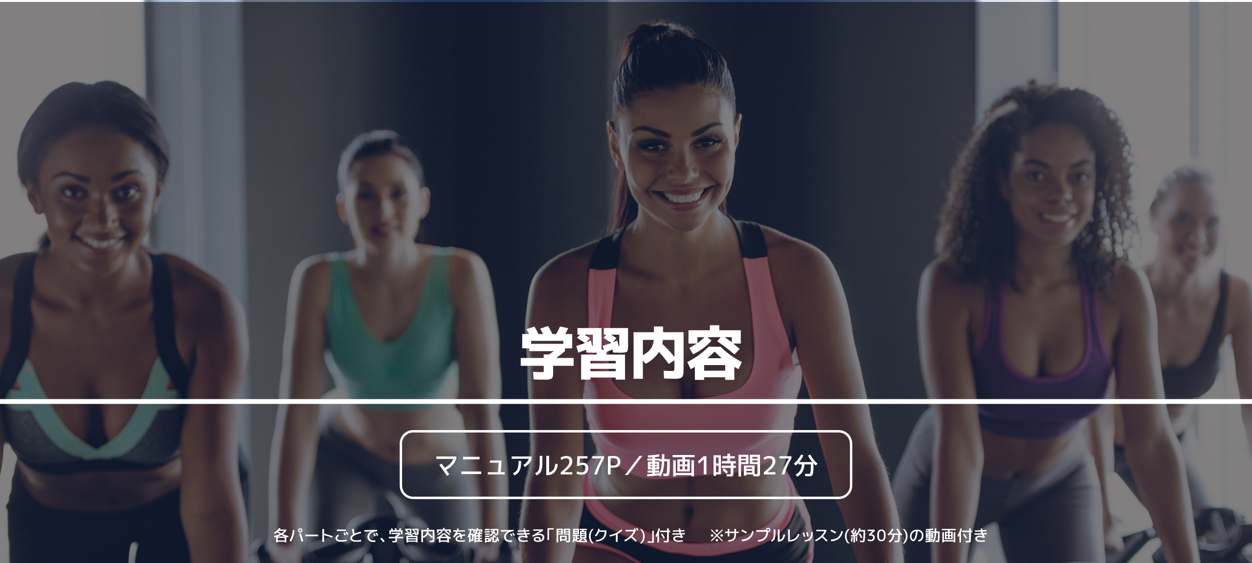 学習内容 マニュアル46P／動画2時間38分 